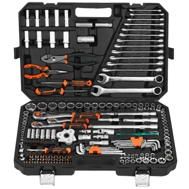 122PCS Conjunto de Ferramentas Duráveis para Manutenção do Motor do Carro