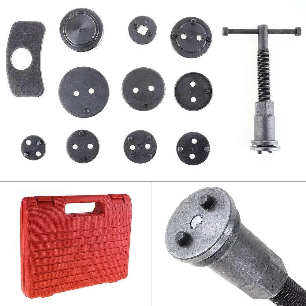 Conjunto de Ferramentas Essencial para Ajuste de Freio a Disco de Carro 12-Piece