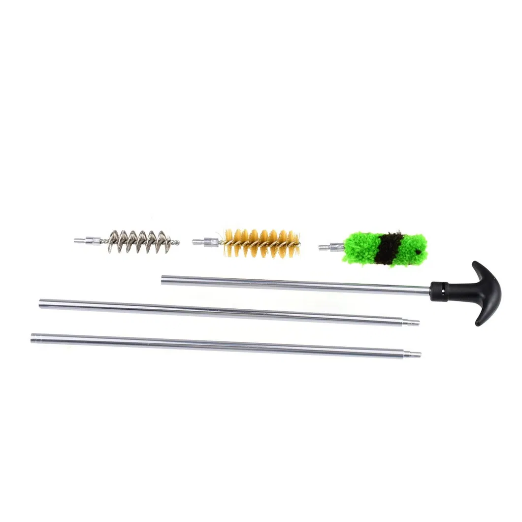 Kit de Ferramentas para Limpeza de Cano de Espingarda ao Ar Livre Remoção de Ferrugem Escova de Tubo