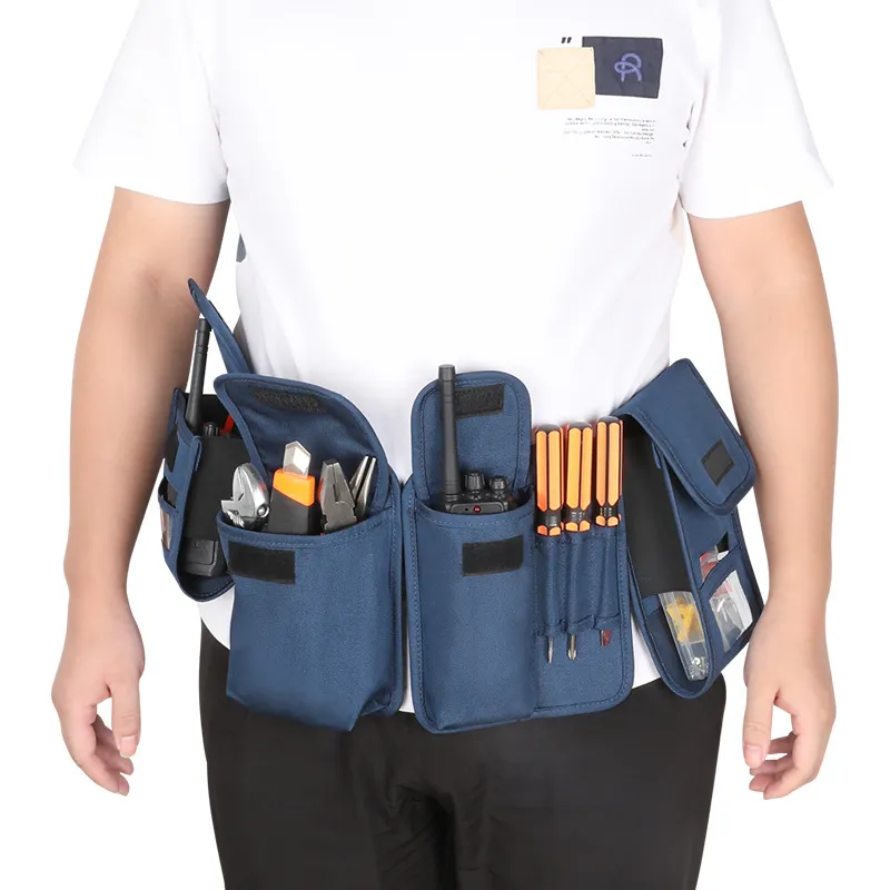 Novo Conjunto de Ferramentas Elétricas Bolsa Multifuncional em Tecido Oxford Espesso Resistente ao Uso para Manutenção e Utilidade à Prova d'Água