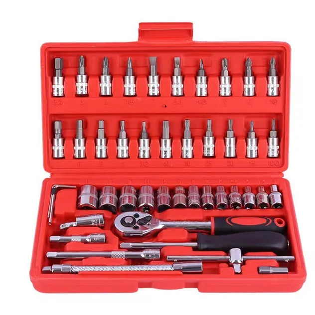 Kit de Ferramentas para Reparação Automotiva em Sistema Métrico com Isolamento de Grau Industrial
