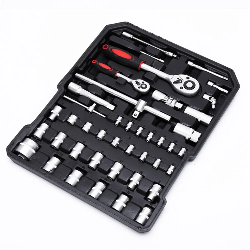 187PCS Kit de Ferramentas para Reparos Gerais em Casa e Automotivos com Estojo de Armazenamento