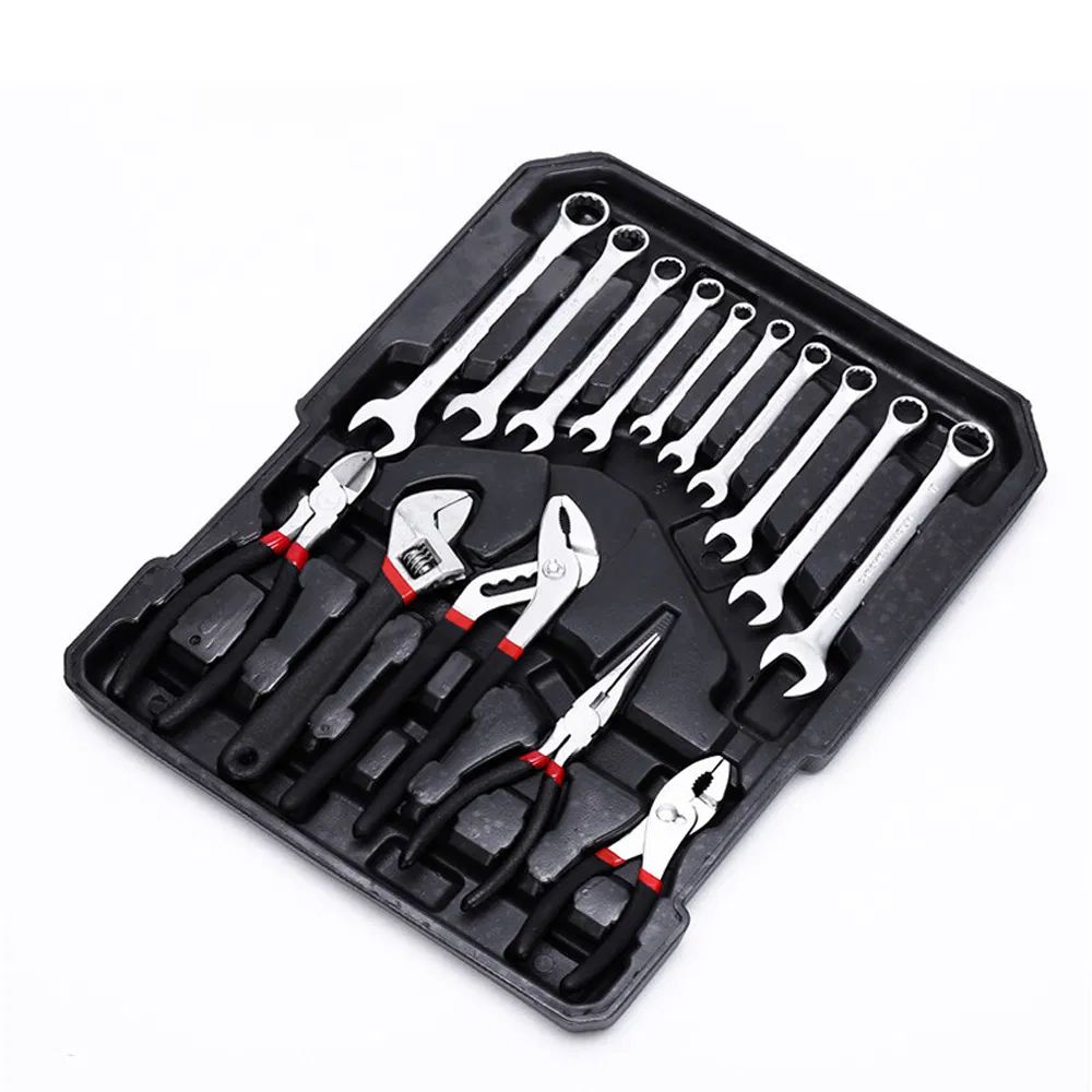 187PCS Kit de Ferramentas para Reparos Gerais em Casa e Automotivos com Estojo de Armazenamento
