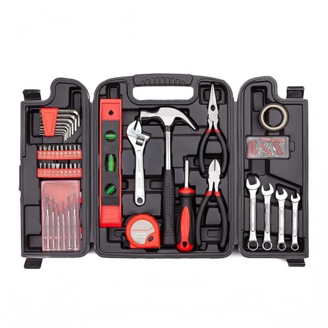 Conjunto de Caixa de Ferramentas Portátil Compacta e Resistente à Corrosão com Serviço OEM e ODM para Uso Doméstico