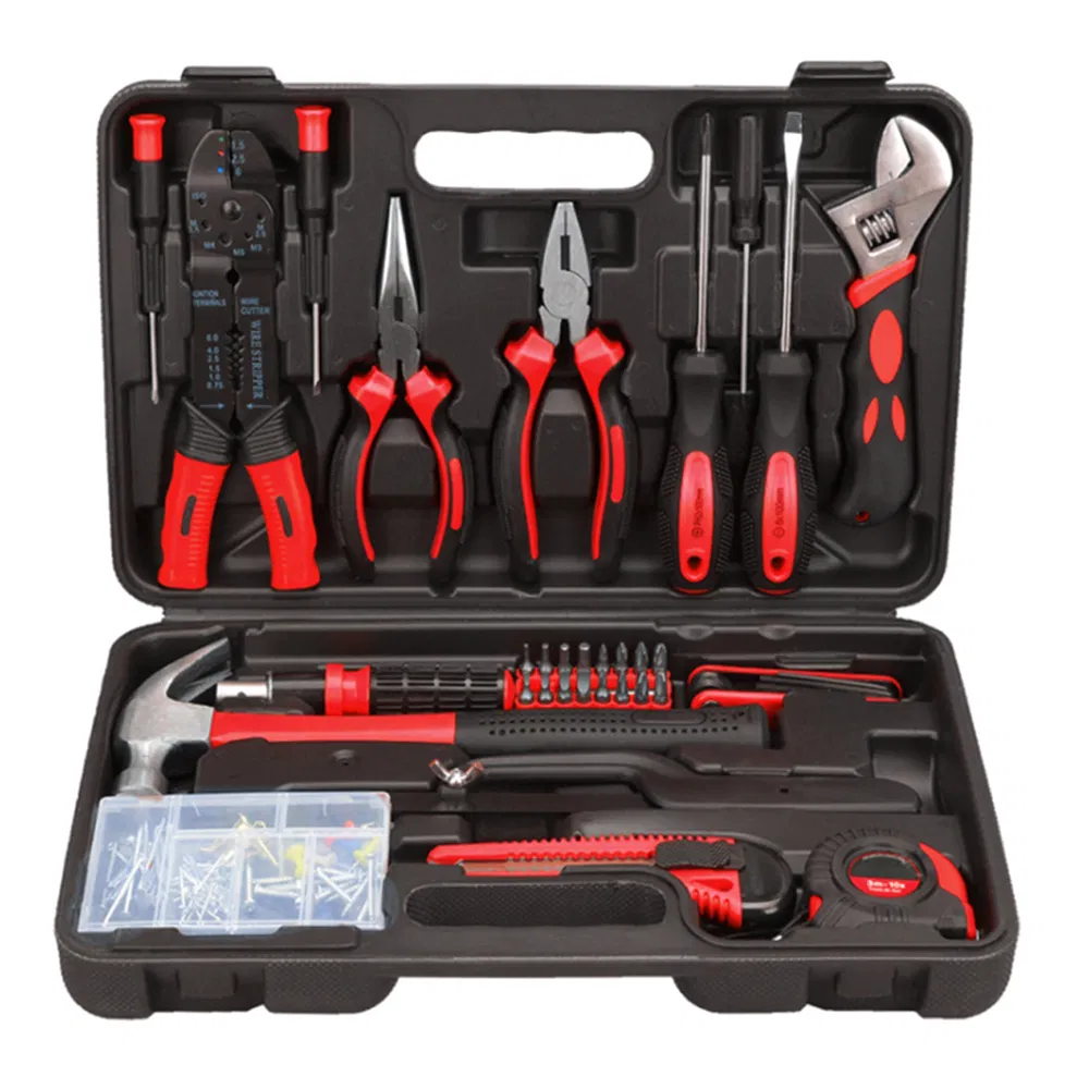 129 Conjunto de Ferramentas PCS Ferramentas de Caso Hardware Jardim Casa Bicicleta Multi Qualidade Kit de Reparação de Carro Bicicleta e Conjunto de Ferramentas