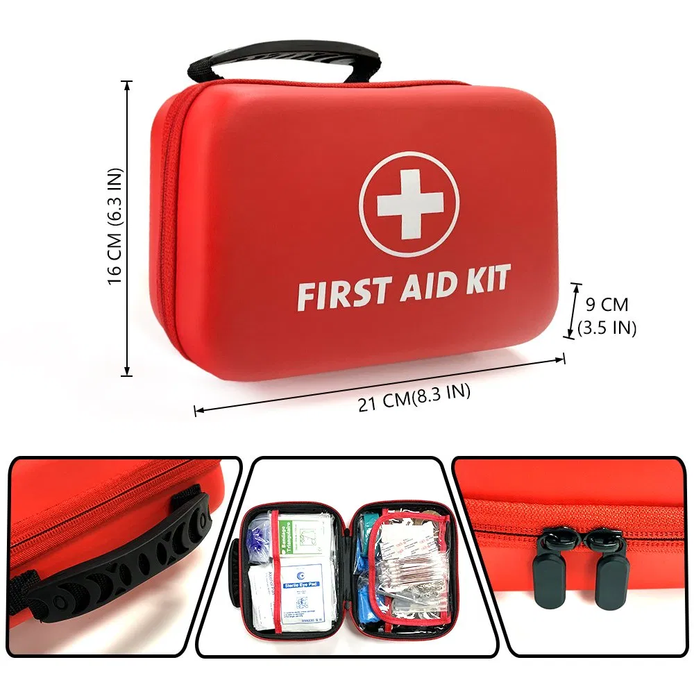 Venda Quente de Bolsas de Kit de Primeiros Socorros Compactas e Vazias em EVA com 75 Peças de Sobrevivência