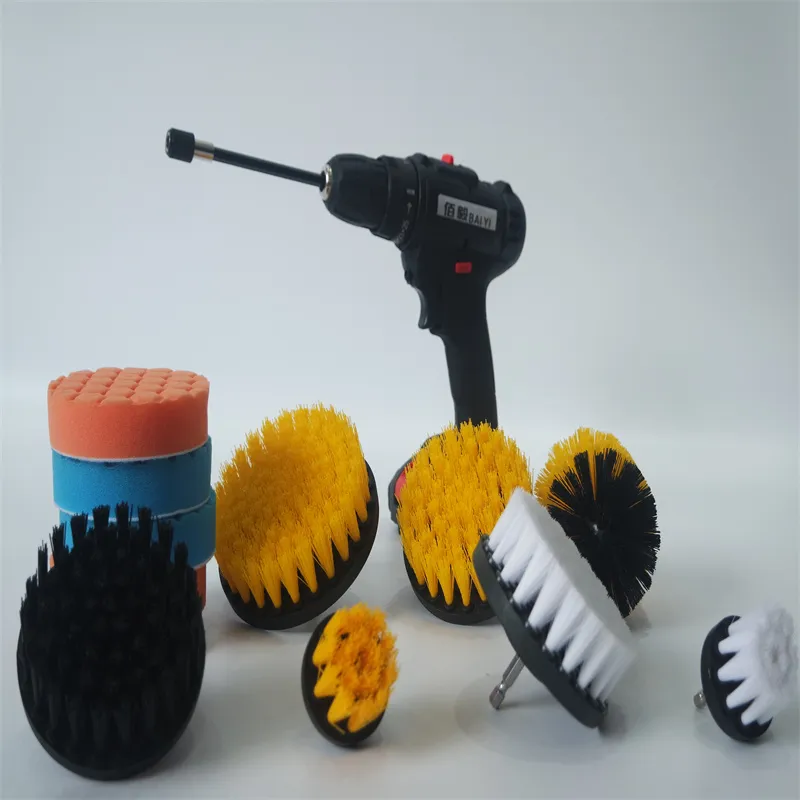 Kit de Escovas de Limpeza para Furadeira de Uso Familiar 3PCS Escova de Limpeza para Furadeira para Limpeza de Carros