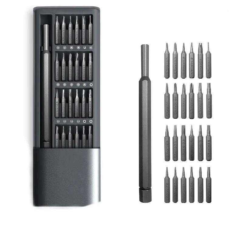 Conjunto de Chaves de Fenda 24 Bits Magnéticos de Precisão