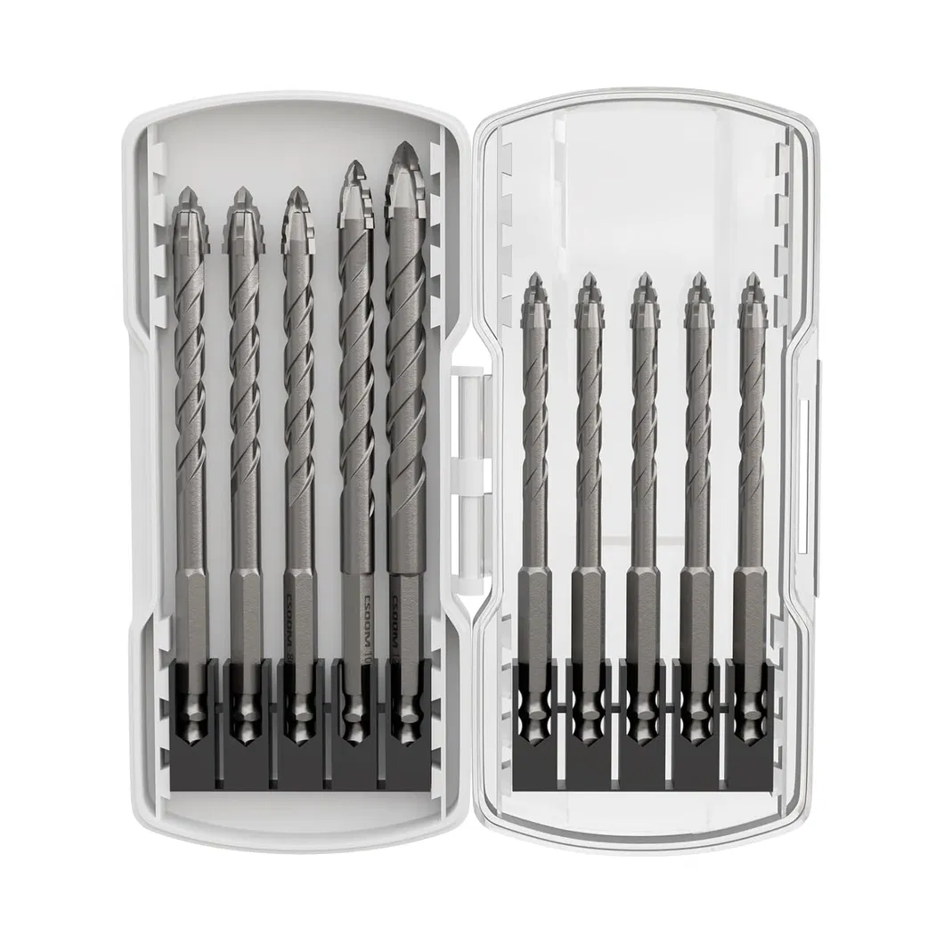 Kit de Ferramentas para Madeira com Abertura Triangular em Ponta de Carboneto de Tungstênio