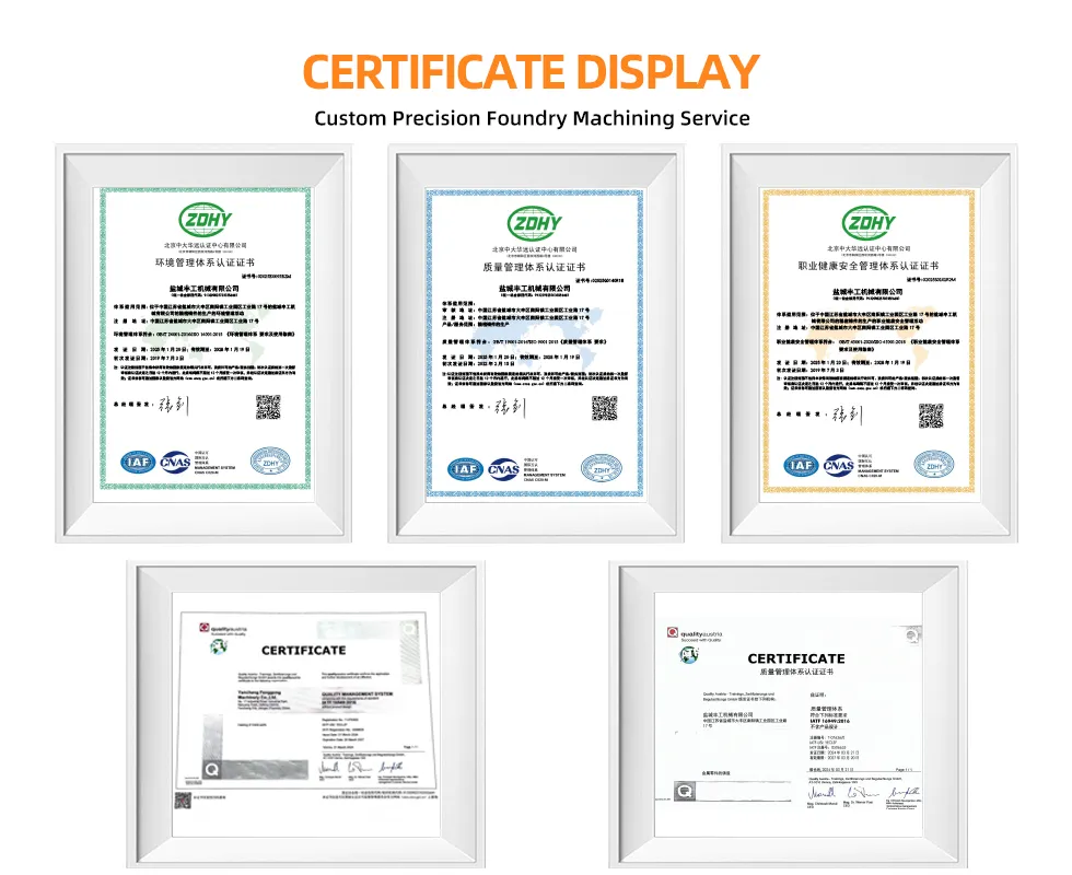 Certificados de Qualidade da Produção