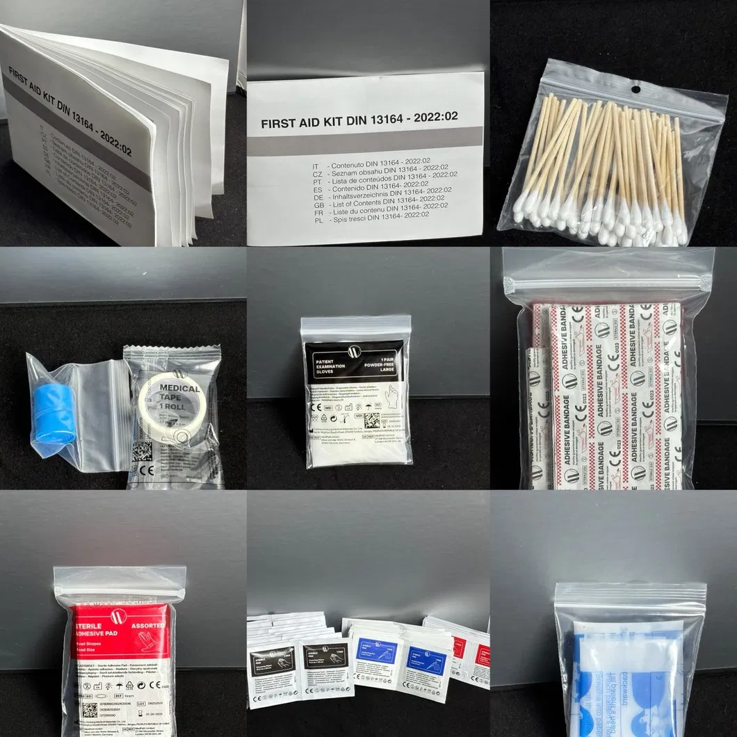 Conjunto de Emergência para Uso Diário da Família Ferramentas de Cuidado Completo Kit de Segurança Portátil e Compacto Kit de Primeiros Socorros