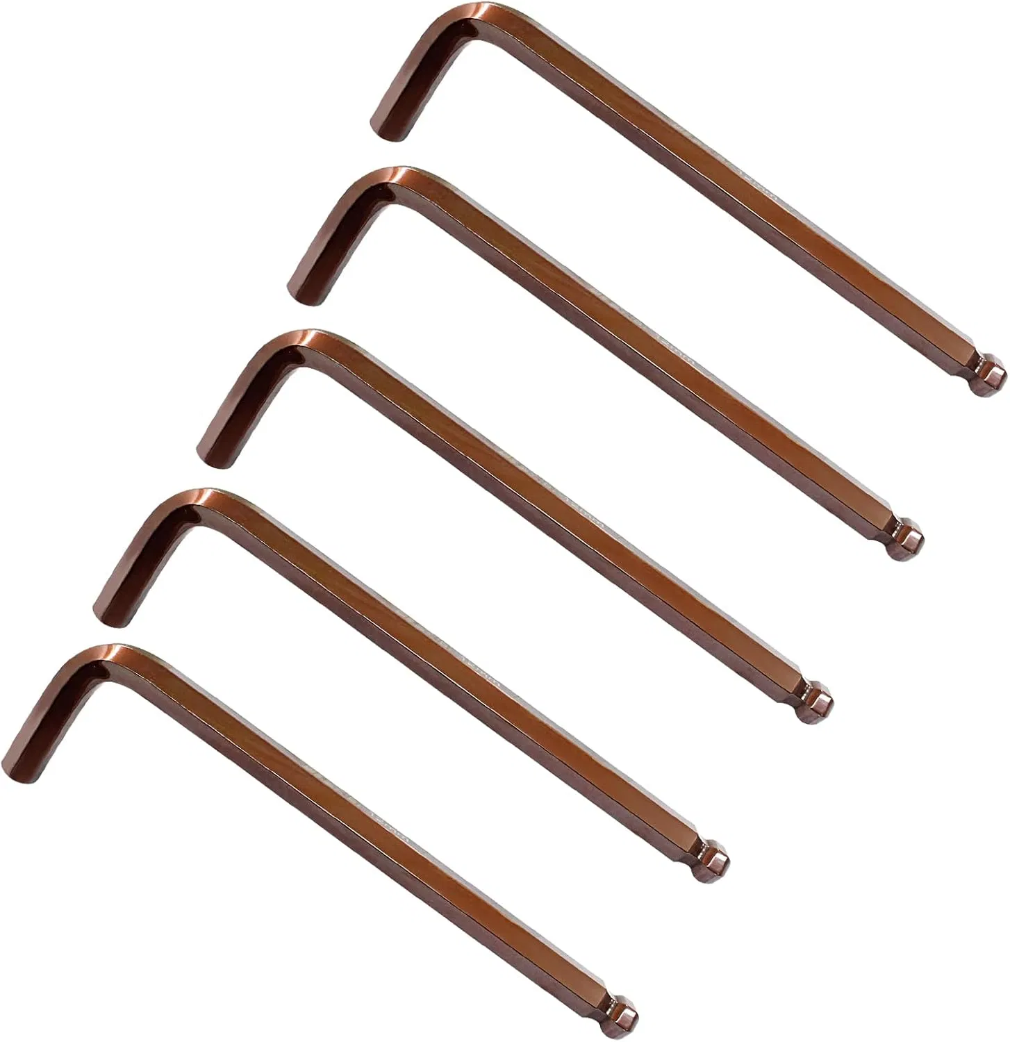 Conjunto de Chaves Hexagonais Duplas de Alta Resistência Profissional