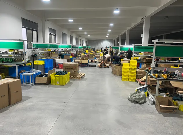 Setor de embalagem e armazenagem