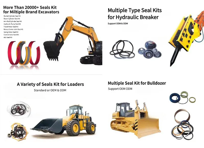 MB350 MB656 MB856 Conjunto Completo de Kit de Selos para Reparo de Quebrador Hidráulico
