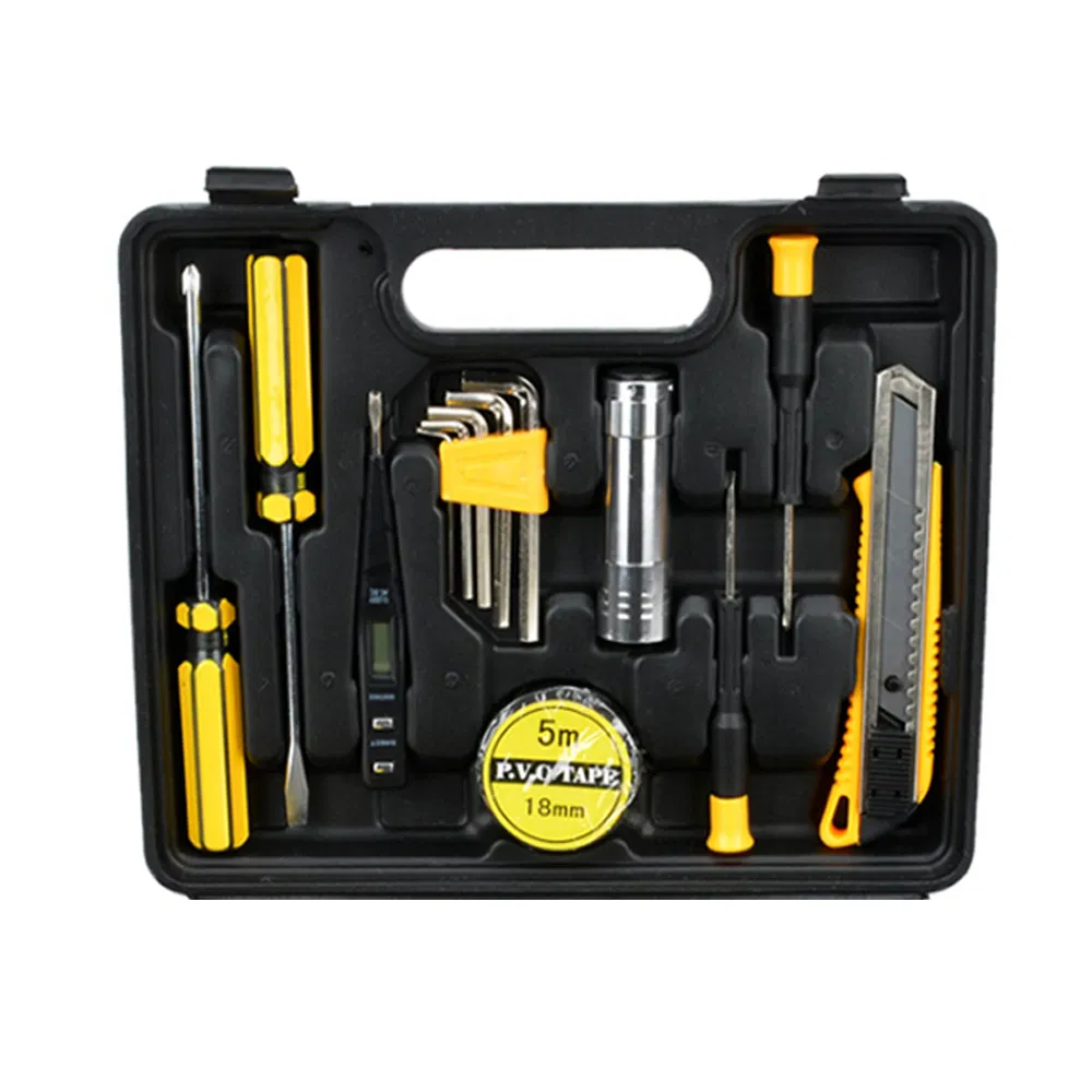 18 Conjunto de Ferramentas Manuais PCS Kit de Jardinagem e Bicicleta Caixa de Reparos Ferramentas para o Lar
