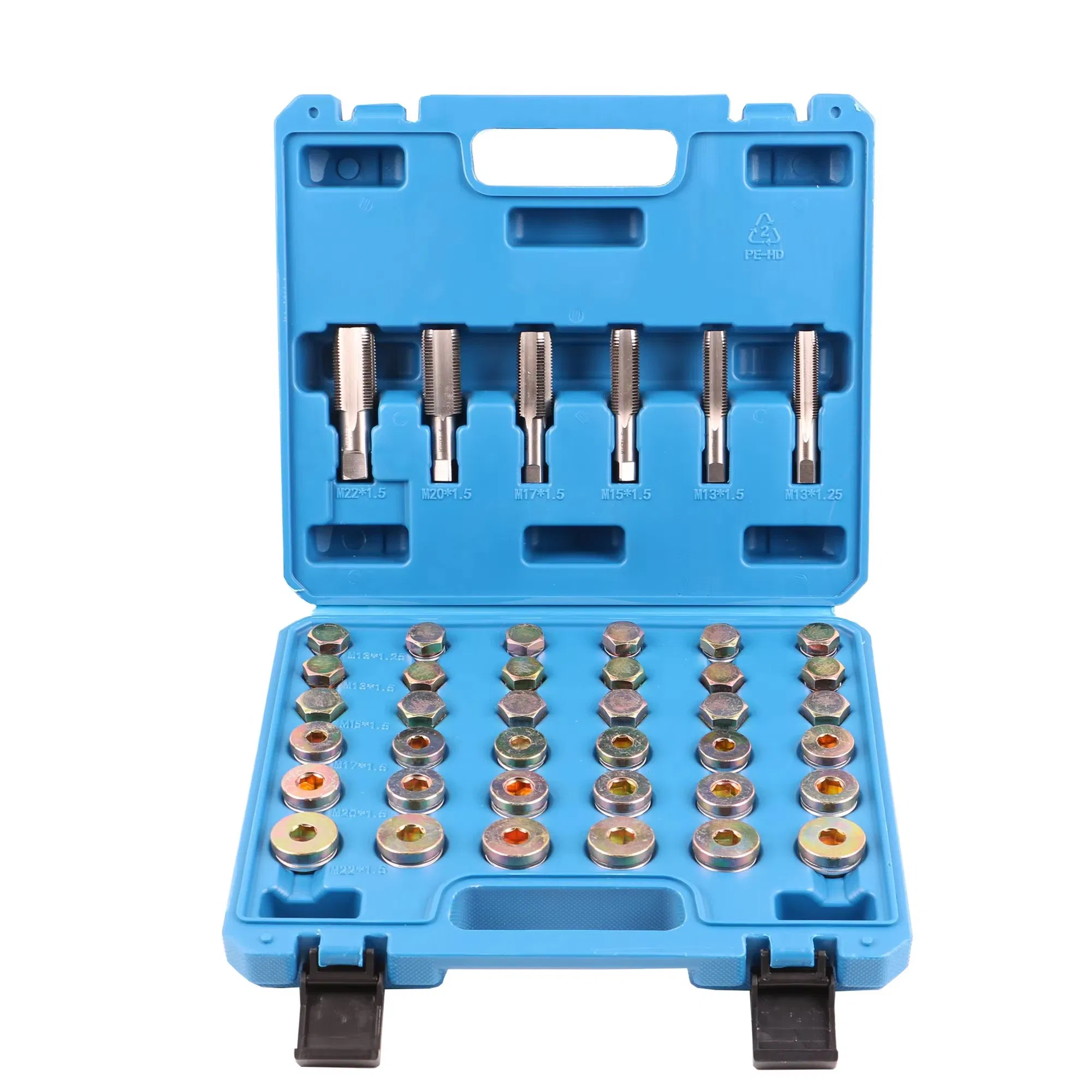 114 Kit de Reparação do Plugue de Drenagem de Óleo do Cárter Automotivo Portátil