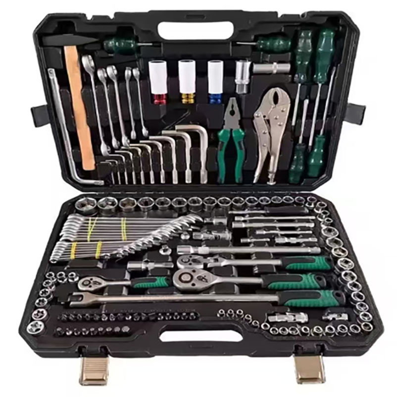 Conjunto de Ferramentas Manuais em Estoque para Reparos Automotivos, Kit de Ferramentas para Oficina