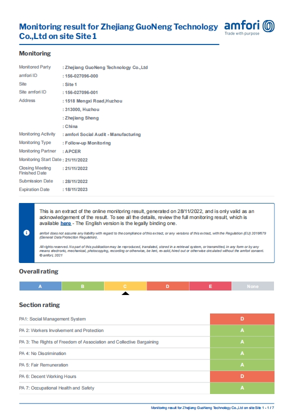 Certificação BSCI