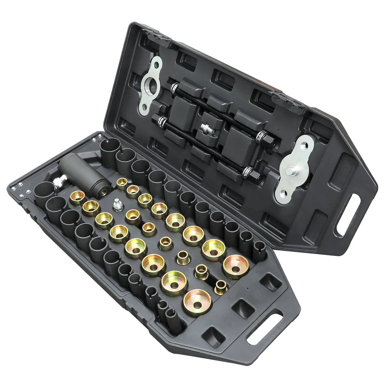 51PCS Universal 18.2 Conjunto de Ferramentas para Remoção e Instalação de Bushing de Rolamento Hidráulico com Estrutura de Prensa para Reparos Automotivos Ferramentas Profissionais com CE/ISO