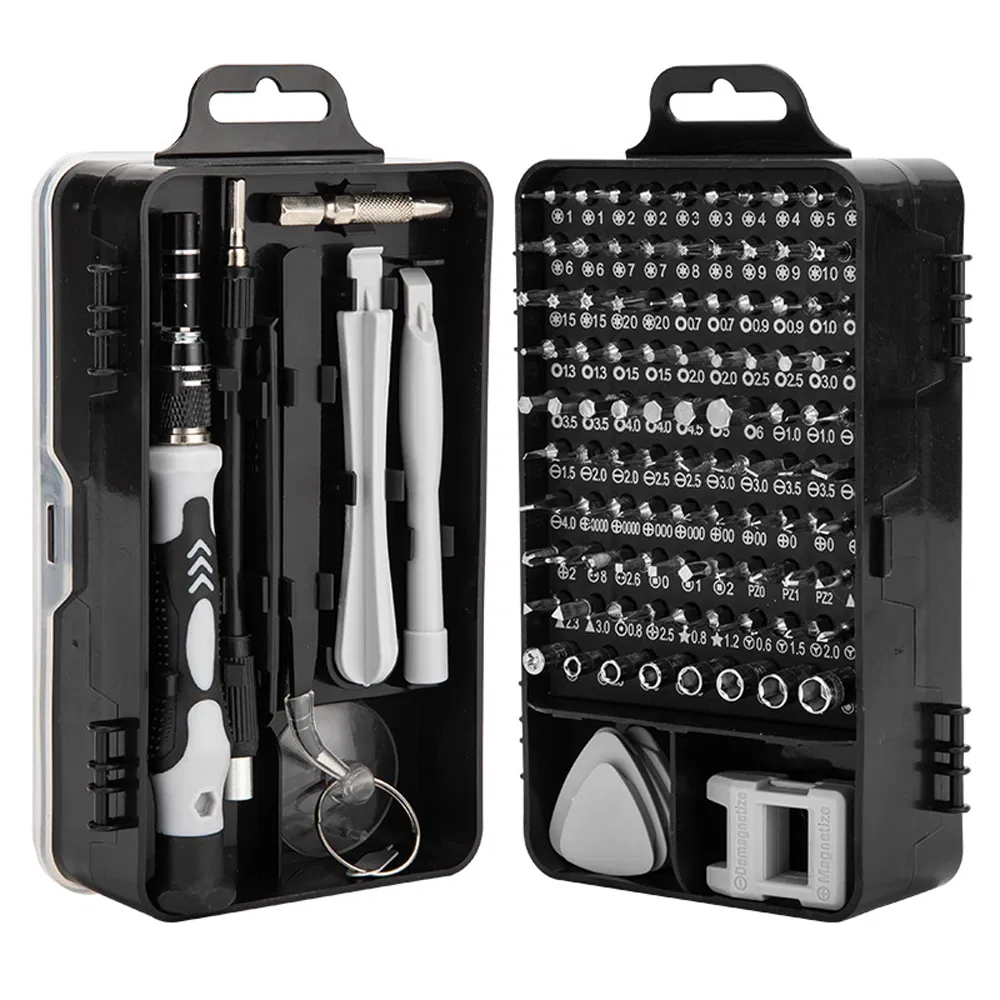 124 em Um Conjunto de Chaves de Fenda Kit de Ferramentas Ferramentas Móveis de Precisão Multi Bit Reparação de Celulares