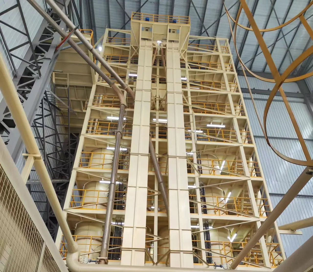 Expanded perlite production line supplied by Amulite for green building materials