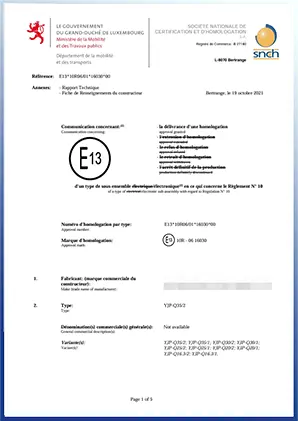 ANHAN ELE manufacturing quality certificate