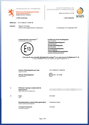 ANHAN ELE technology innovation certificate