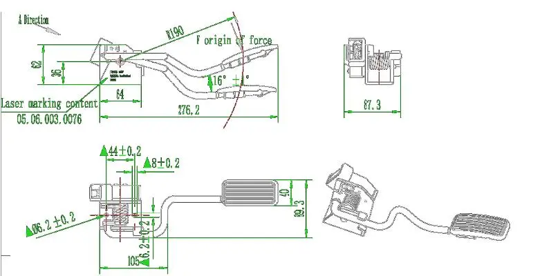 Product size diagram