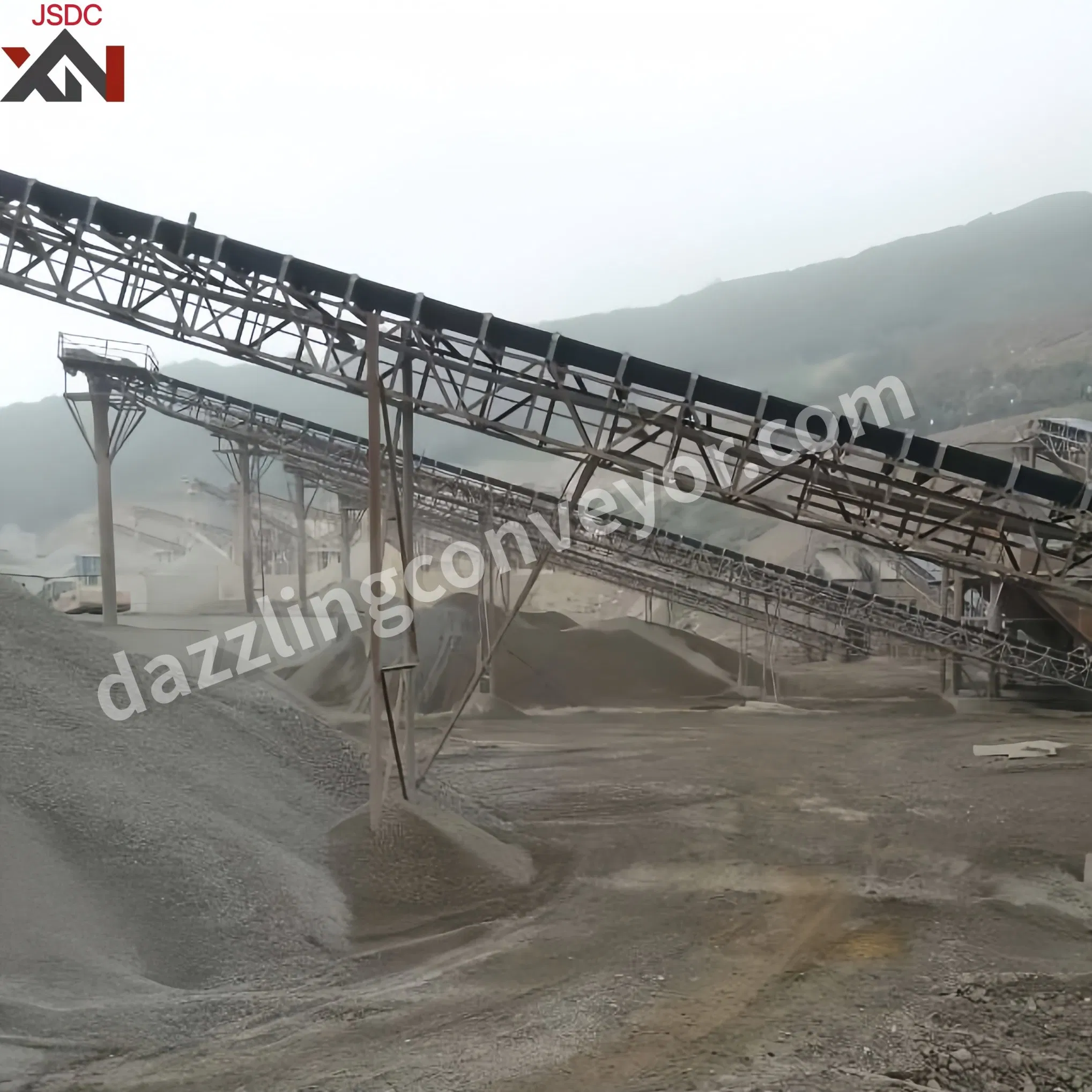 Heavy-Duty Mine Belt Conveyor - Designed for Intensive Ore Crushing &amp; Underground Mining Sites