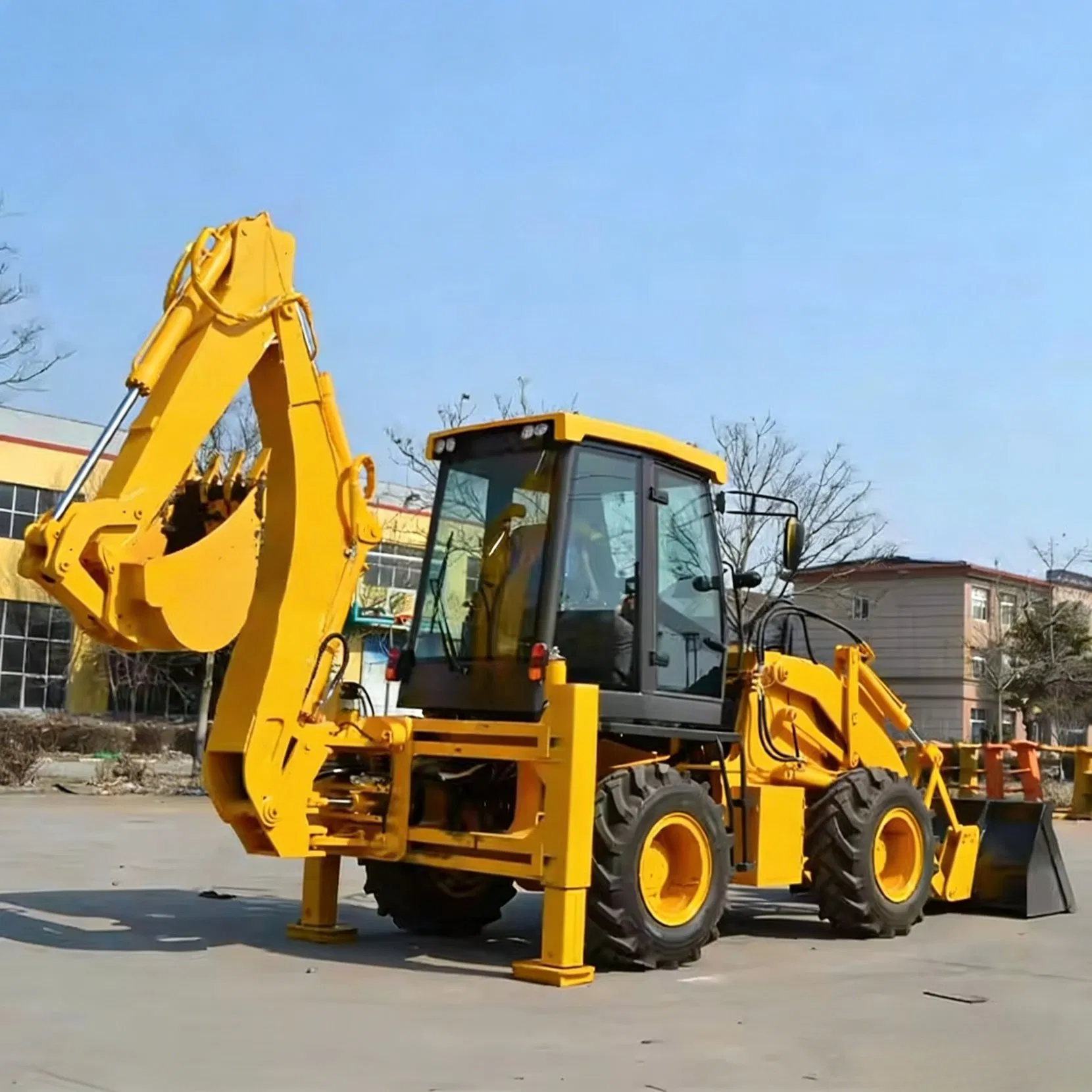 Versatile Backhoe Loader with Reverse Camera and Excavation Features Multifunctional Backhoe Loader Backhoe Loader, Backhoe Loader Backhoe 4X4 Backhoe Loader