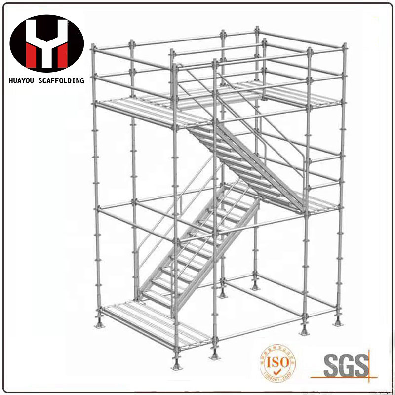 Vertical Standard with Spigot Ledger HD/Pre-Galvanized Steel Ringlock Scaffolding Systems for Sale