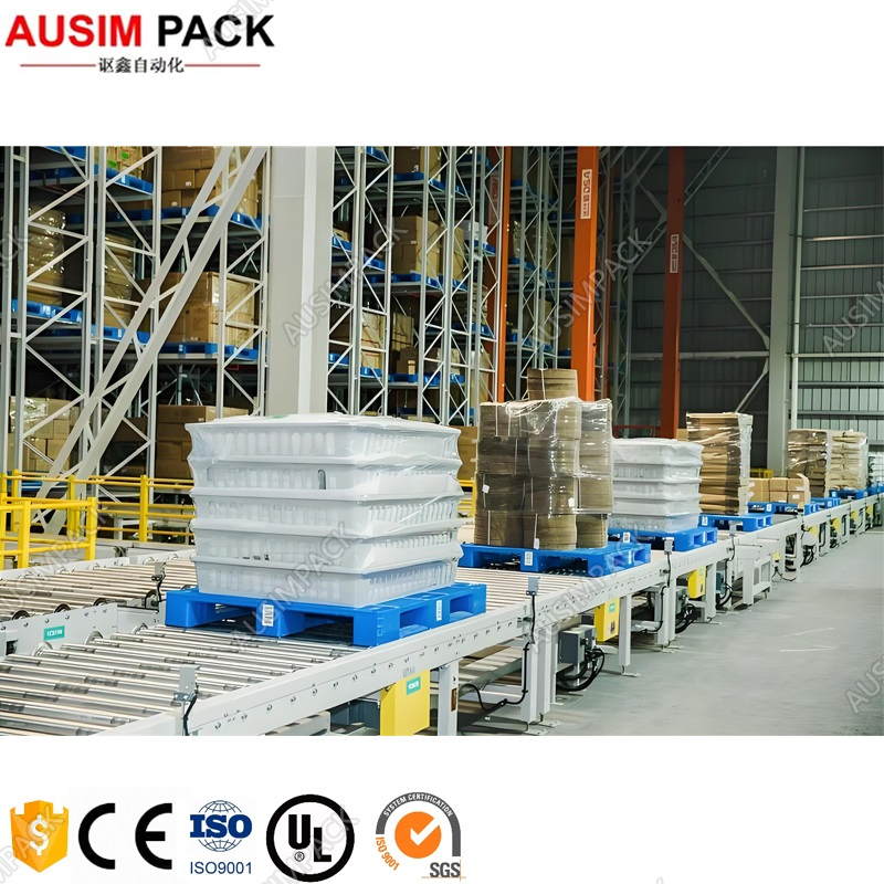 Customized Heavy Duty Loading Pallet Conveying System Pallet Chain Conveyor System