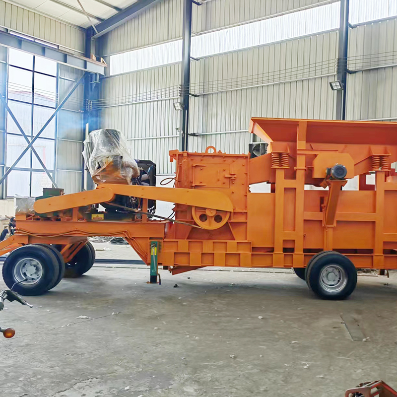 Tracked Mobile Crushing Plant for Stone Rock Ore Crushing Mining Equipment