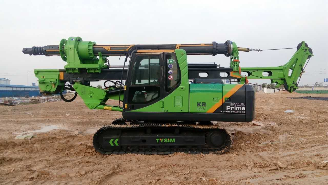 Customized Crawler Drilling Machine Deep Hole Drilling Machine Electric Auger Drilling Rock Drilling Machine Earth Auger System Pressure 34.3 Factory Direct Sal