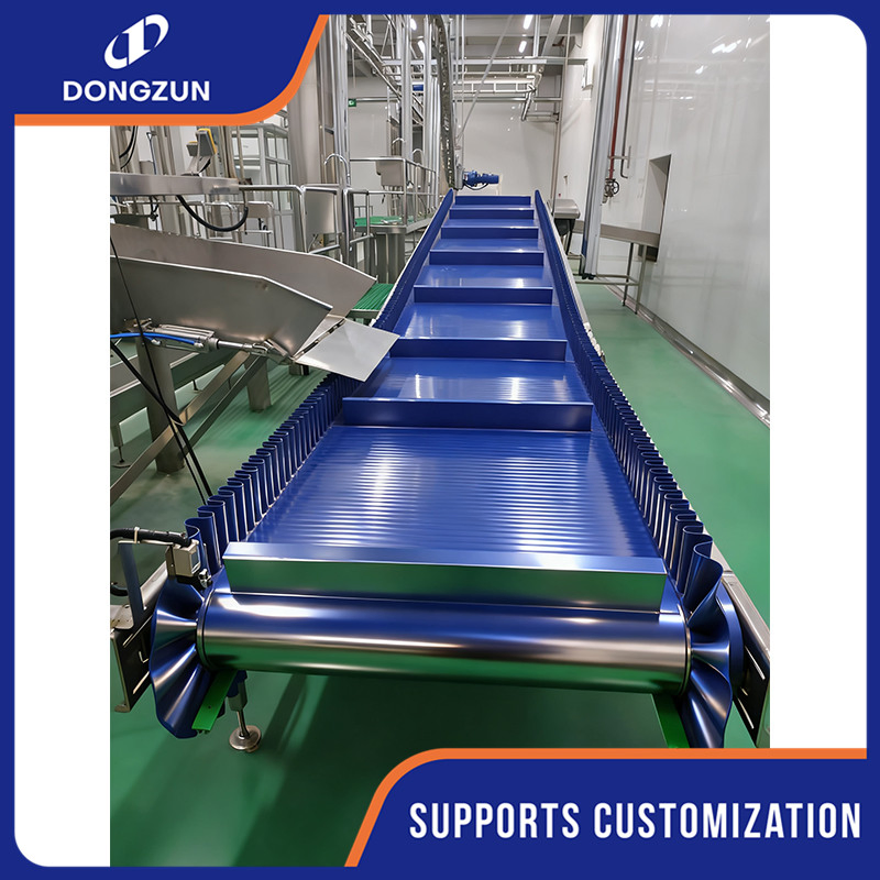 Heavy Duty Corrosion Resistant Red White Offal Synchronized Inspection Conveyor Slaughter Line