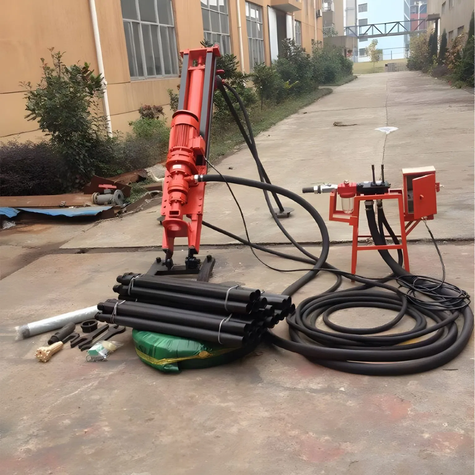 Portable Rock Drilling Machine DTH Hammer System for Underground Mining Operations