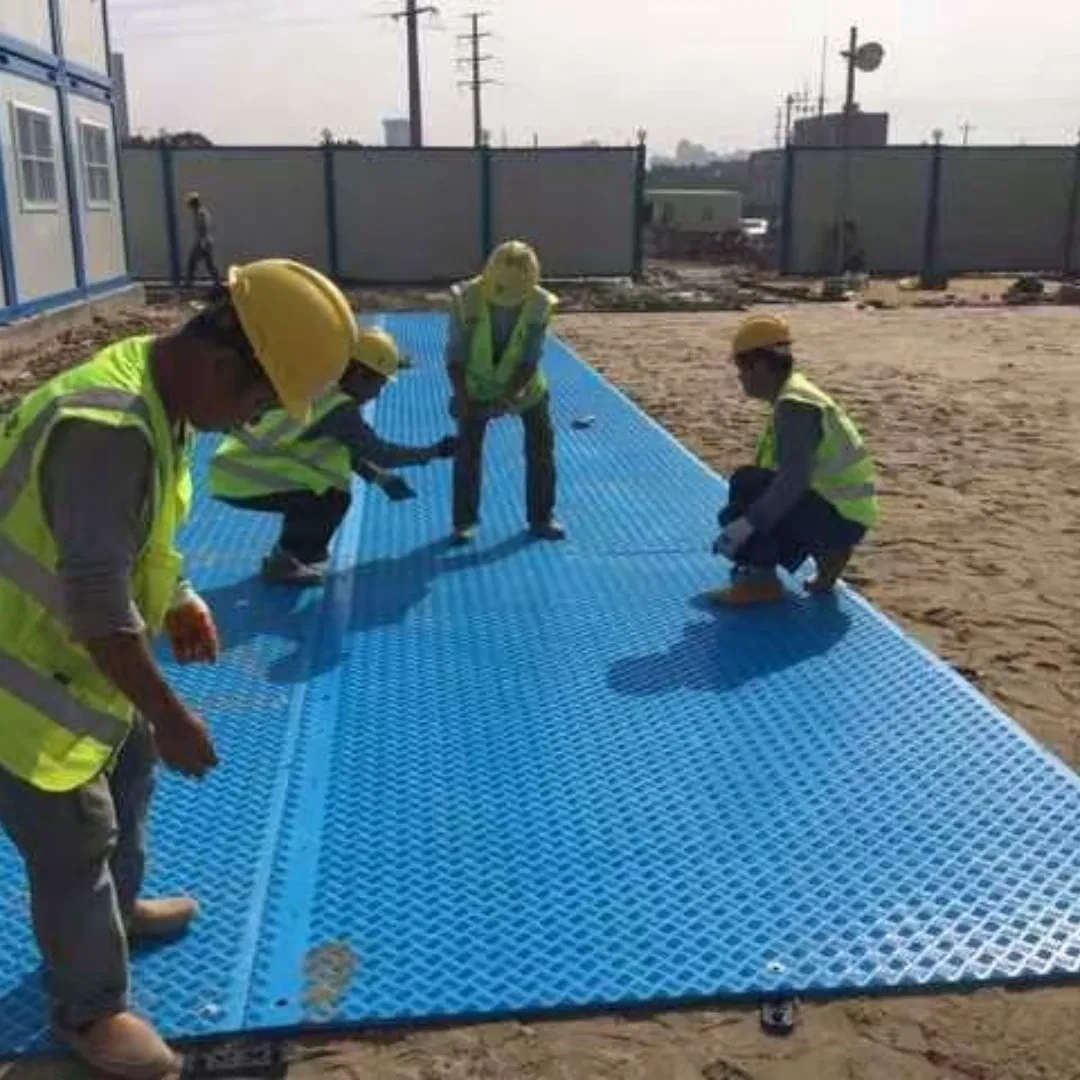 Bolt-Together HDPE Roadway System - Extra Strong Interconnection for Continuous Heavy-Duty Traffic