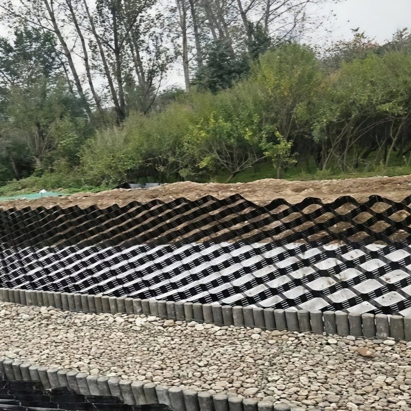 Parking Lots HDPE Plastic Pavers Grid Outdoor Earthwork Ground Reinforcement System