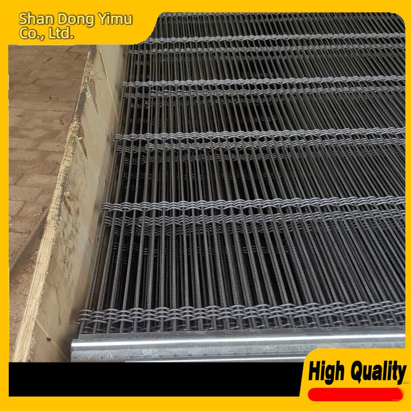 Wear Resistant Piano Wire Vibrating Screen for Mineral Processing Plants