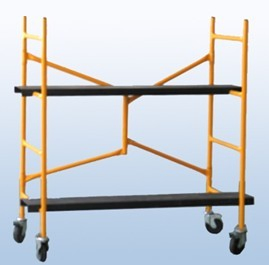 Versatile Mini Scaffolding System for Easy Transport and Use