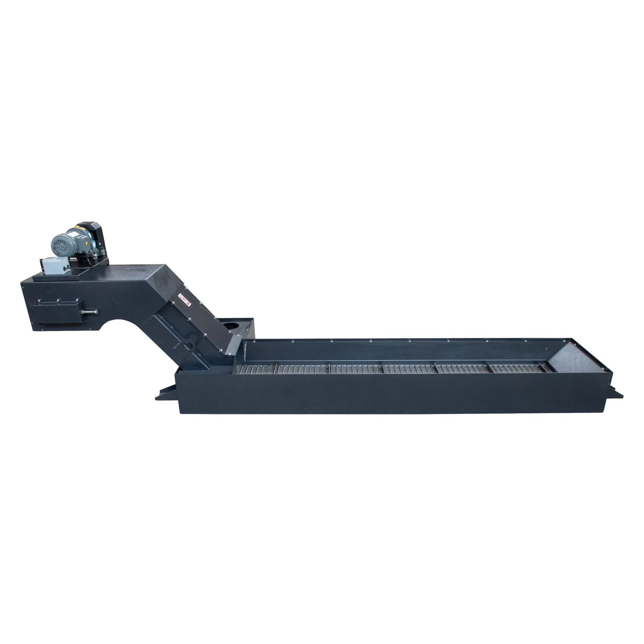 Heavy-Duty Enclosed Hinged Belt Chips Conveyor for Contamination Free Industrial Waste Transport