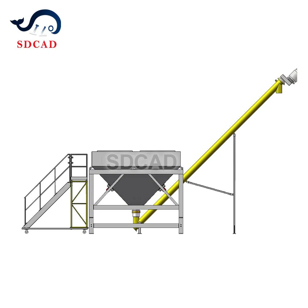 Jumbo Big Bag Bulk Material Powder Cement Fly Ash Loading Unloading Conveying Bulk Truck System