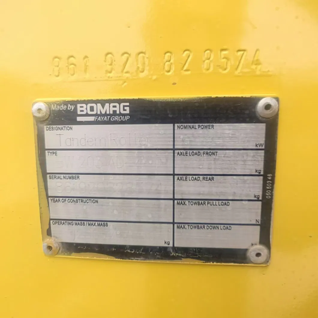 Bomag Bw203 Detail 5