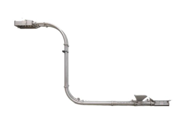 Space-Saving Tubular Chain Drag Conveying System for Efficient Bulk Material Handling