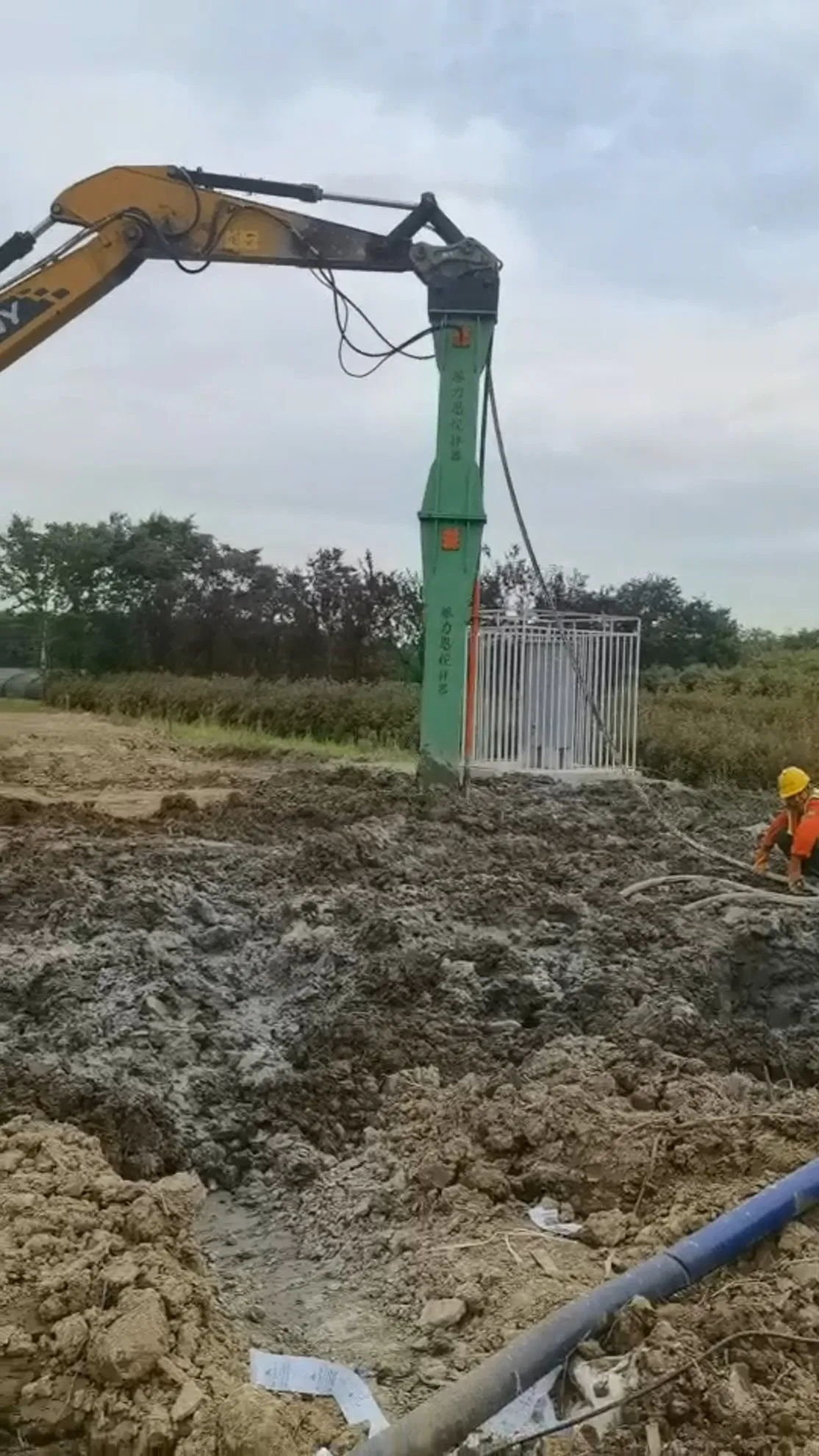 High Efficiency Hydraulic Mixing Head for Soil Stabilization Solidified Sludge for Excavator