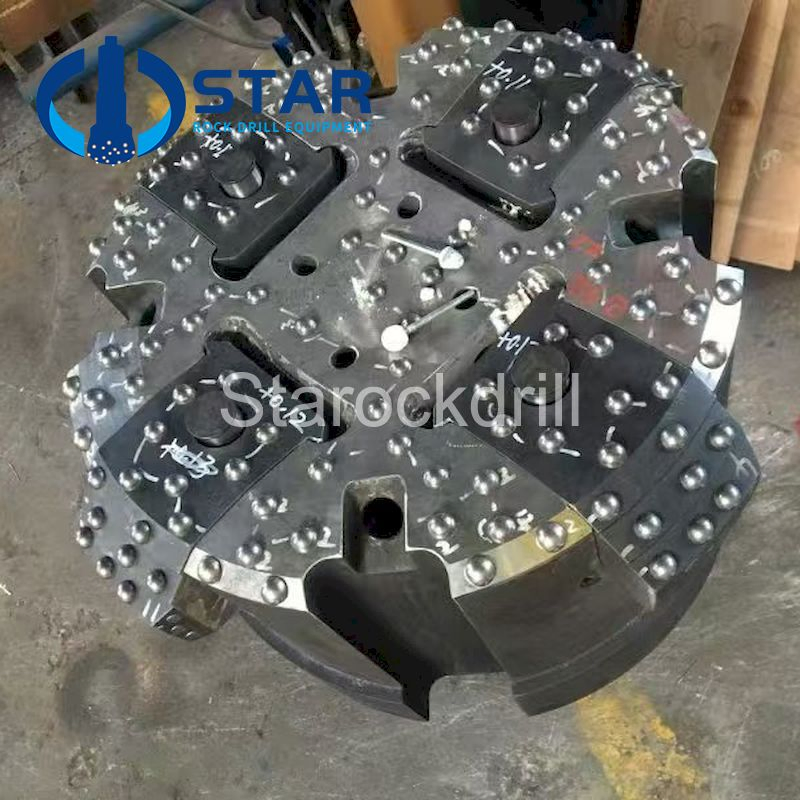 Slide Block Guide Concentric Reaming Casing System Drill Bit for Geothermal Wells, Water Wells and Small-to-Medium-Sized Grouting Holes