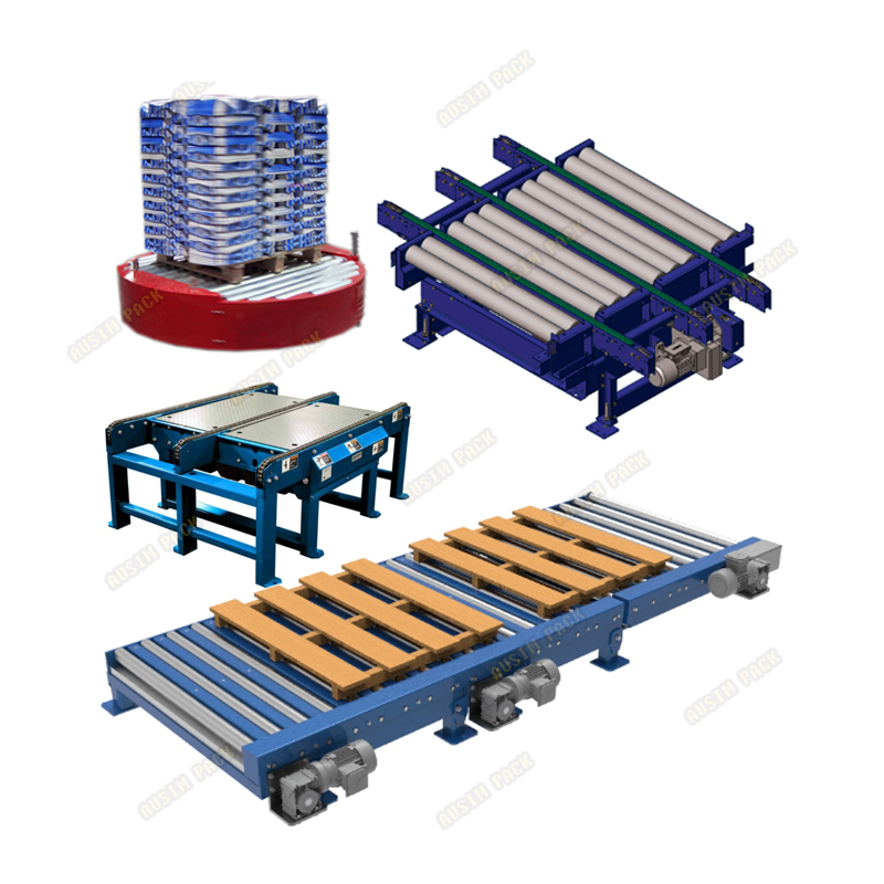 Customized Heavy Duty Loading Pallet Conveying System Pallet Chain Conveyor System