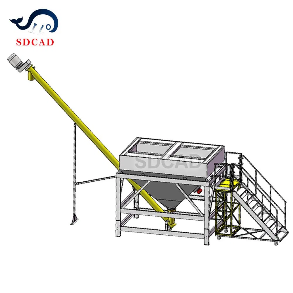 Jumbo Big Bag Bulk Material Powder Cement Fly Ash Loading Unloading Conveying Bulk Truck System