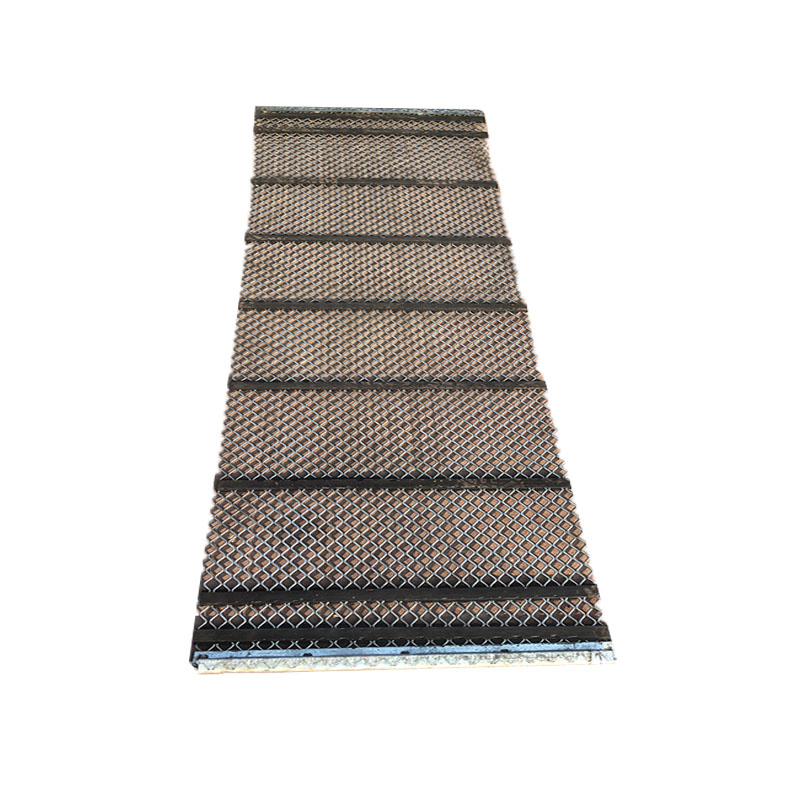 Self Cleaning Poly Ripple Anti-Clogging Vibrating Wire Mesh Separating Mineral Screen