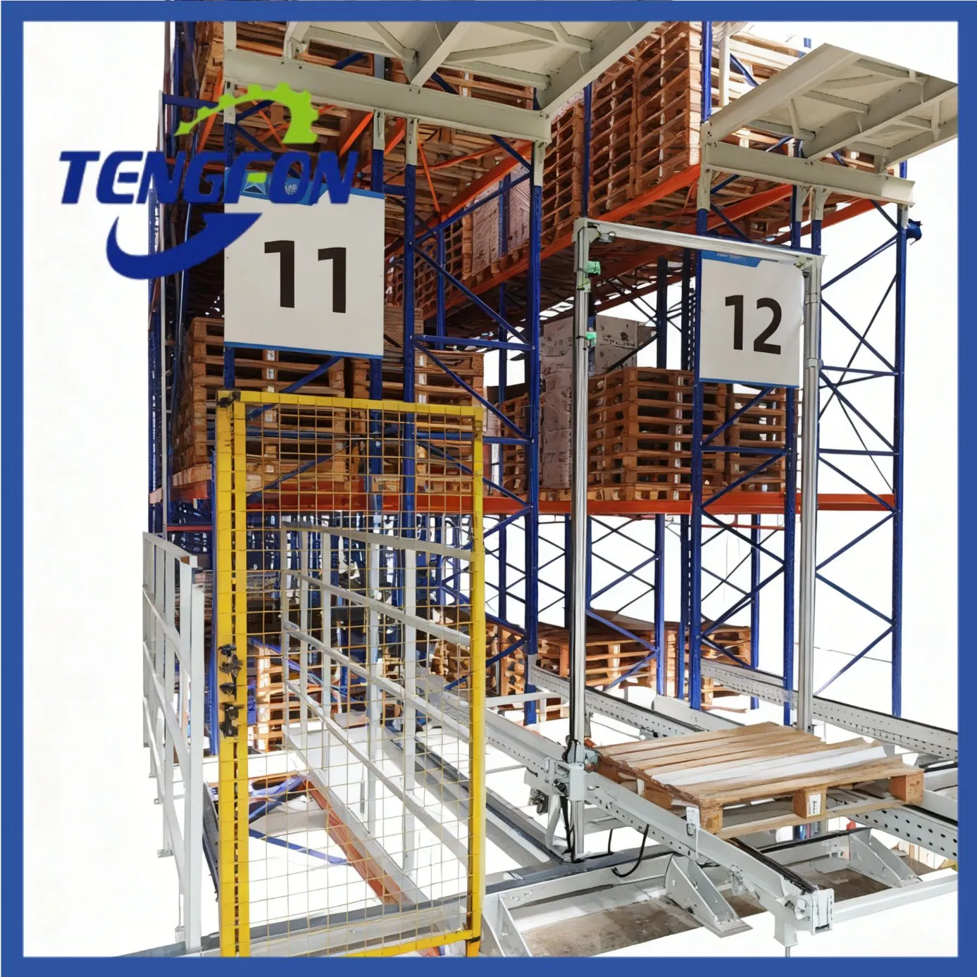 Automated Warehouse Handling System with Coordinated Equipment Operation